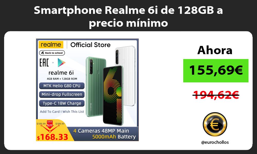 Smartphone Realme 6i de 128GB a precio mínimo