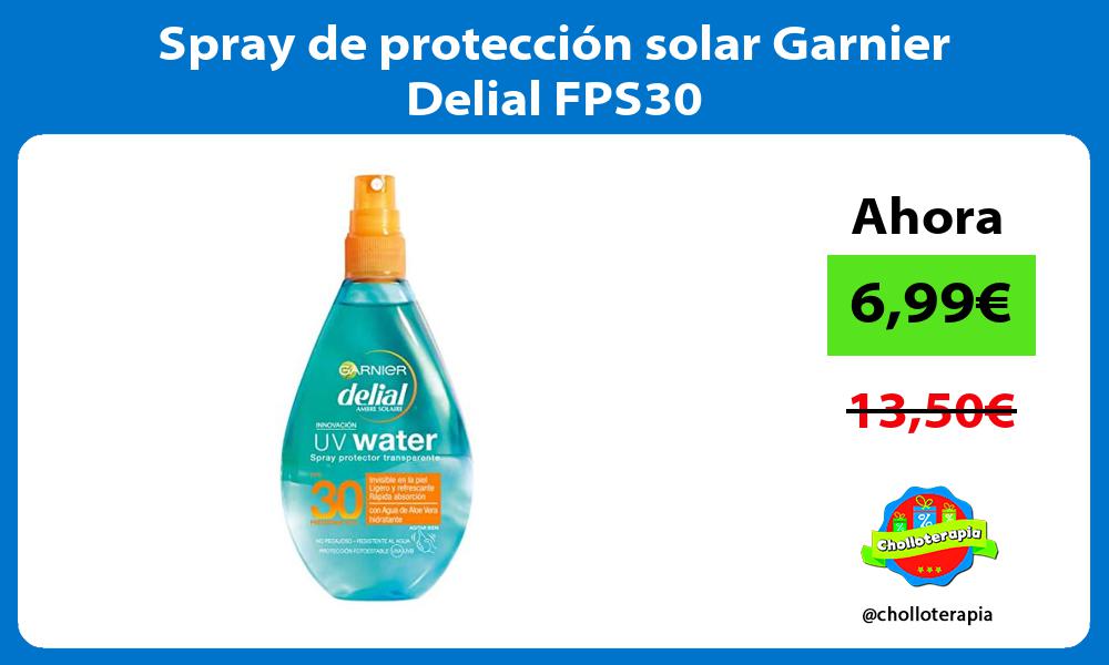 Spray de protección solar Garnier Delial FPS30