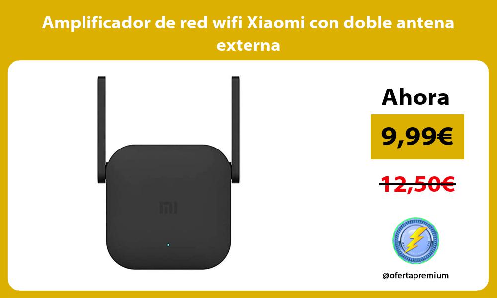 Amplificador de red wifi Xiaomi con doble antena externa