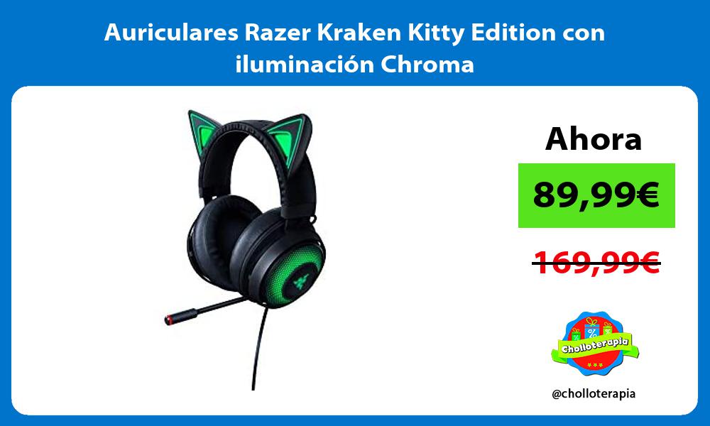 Auriculares Razer Kraken Kitty Edition con iluminación Chroma