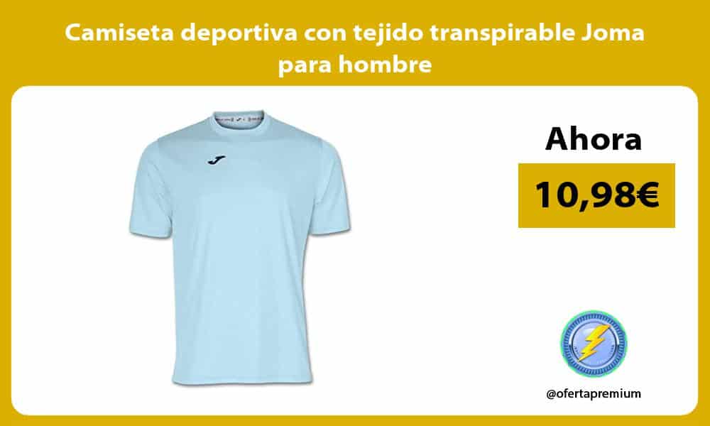 Camiseta deportiva con tejido transpirable Joma para hombre