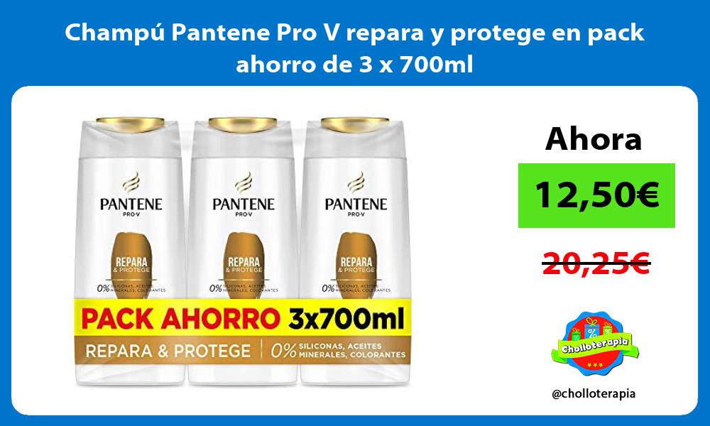 Champú Pantene Pro V repara y protege en pack ahorro de 3 x 700ml