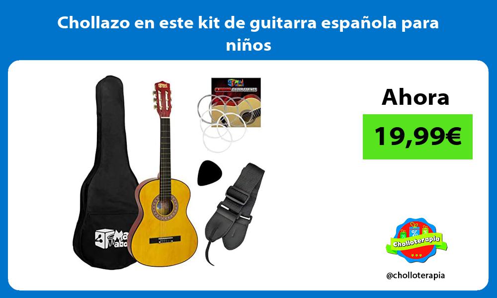 Chollazo en este kit de guitarra española para niños
