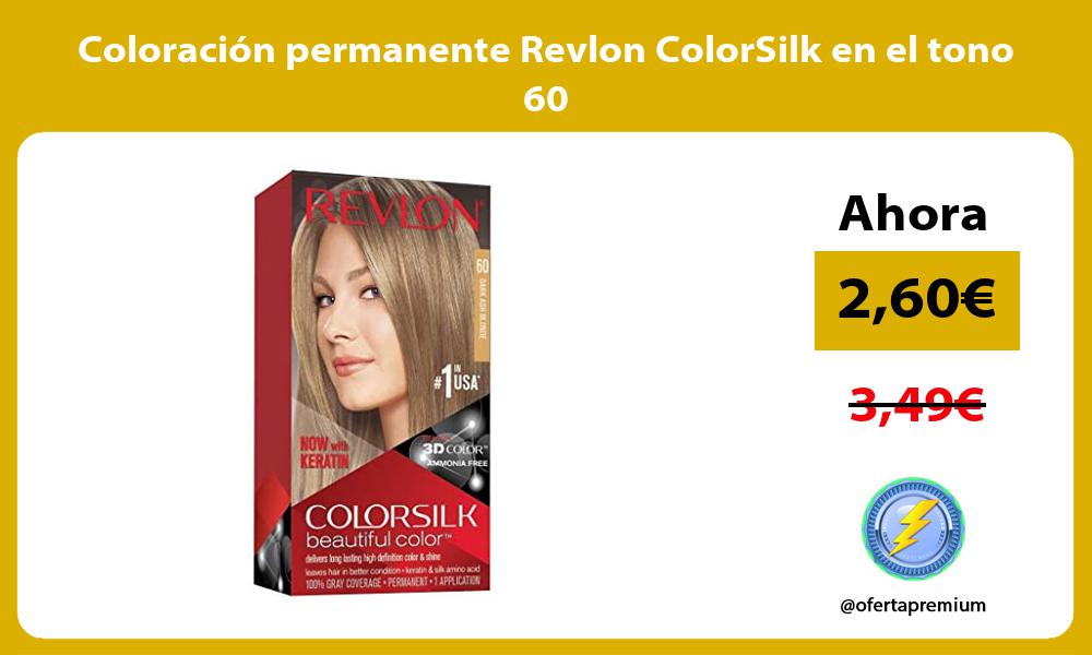 Coloración permanente Revlon ColorSilk en el tono 60