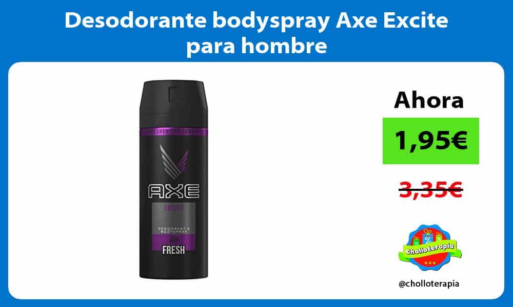 Desodorante bodyspray Axe Excite para hombre