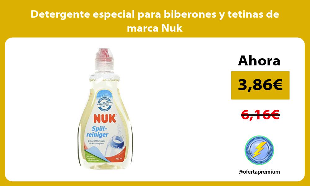 Detergente especial para biberones y tetinas de marca Nuk