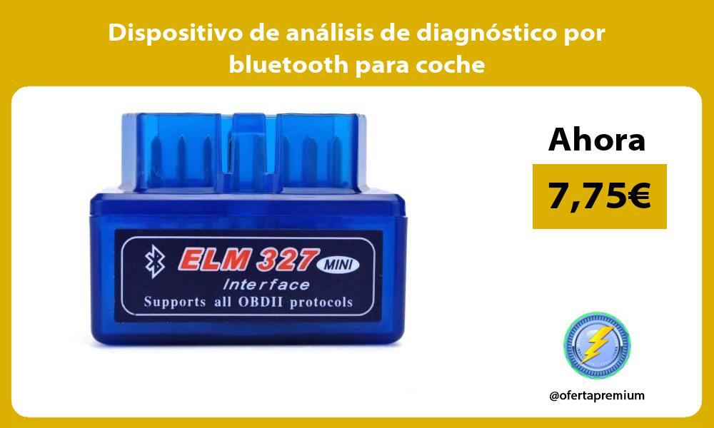 Dispositivo de analisis de diagnostico por bluetooth para coche