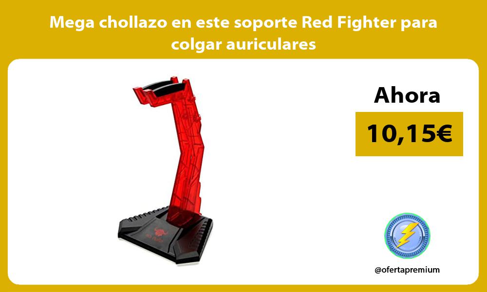 Mega chollazo en este soporte Red Fighter para colgar auriculares