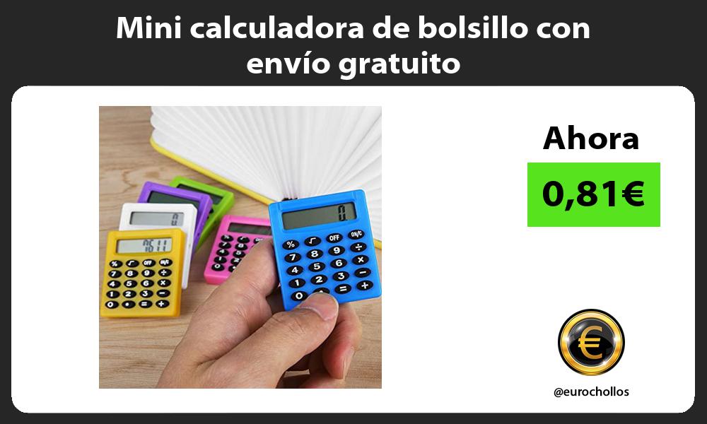 Mini calculadora de bolsillo con envío gratuito