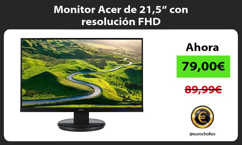 Monitor Acer de 215“ con resolución FHD