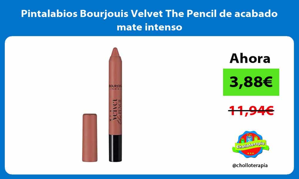 Pintalabios Bourjouis Velvet The Pencil de acabado mate intenso