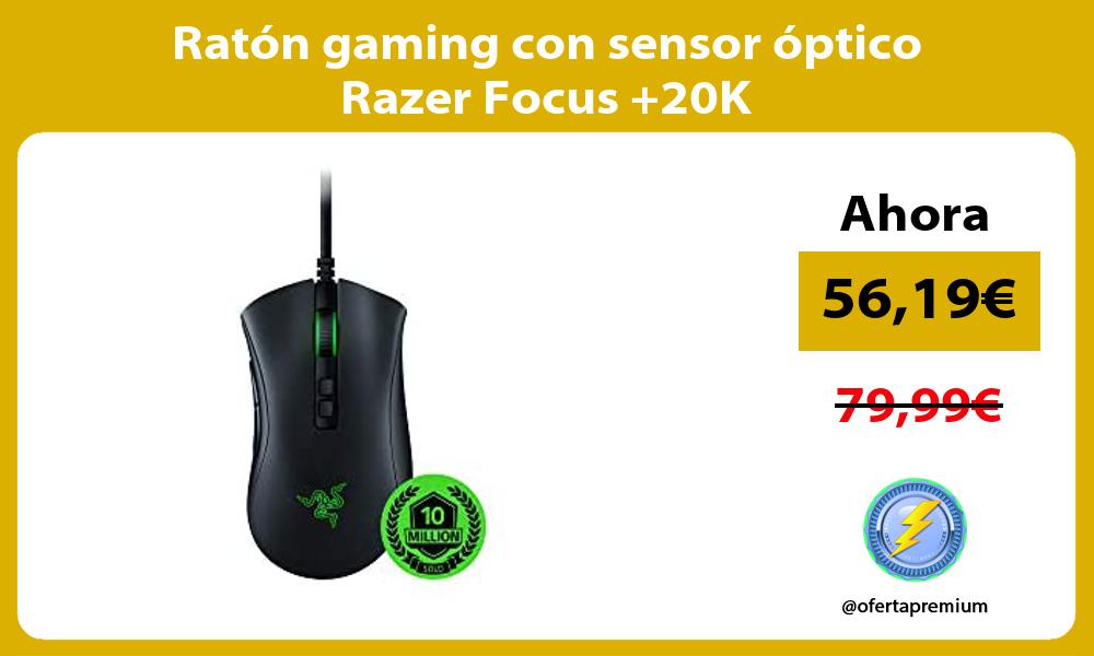 Ratón gaming con sensor óptico Razer Focus 20K