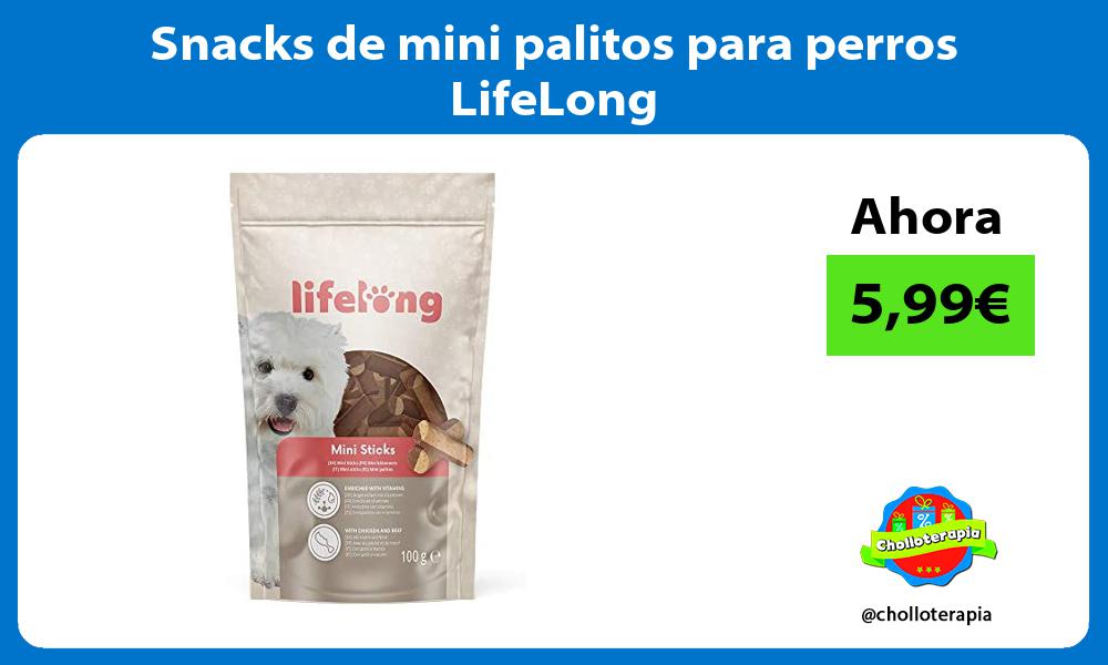 Snacks de mini palitos para perros LifeLong