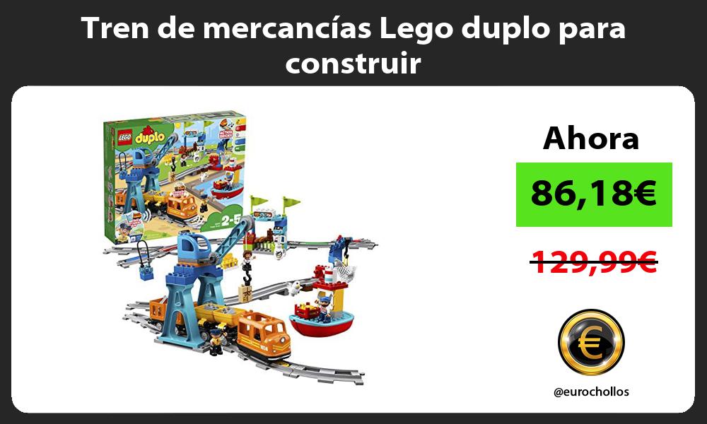 Tren de mercancías Lego duplo para construir