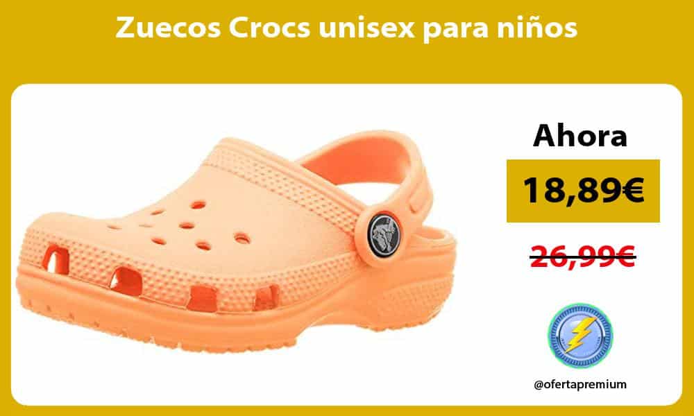 Zuecos Crocs unisex para niños