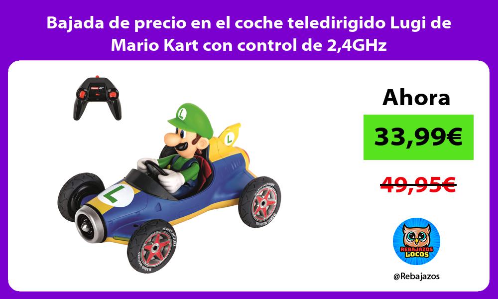 Bajada de precio en el coche teledirigido Lugi de Mario Kart con control de 24GHz