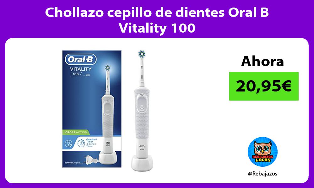 Chollazo cepillo de dientes Oral B Vitality 100