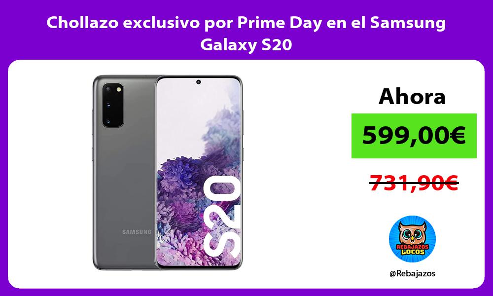 Chollazo exclusivo por Prime Day en el Samsung Galaxy S20