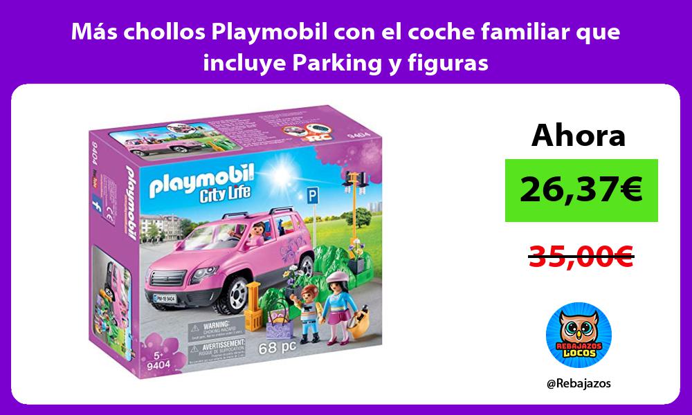 Mas chollos Playmobil con el coche familiar que incluye Parking y figuras