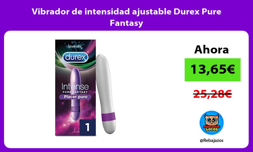 Vibrador de intensidad ajustable Durex Pure Fantasy