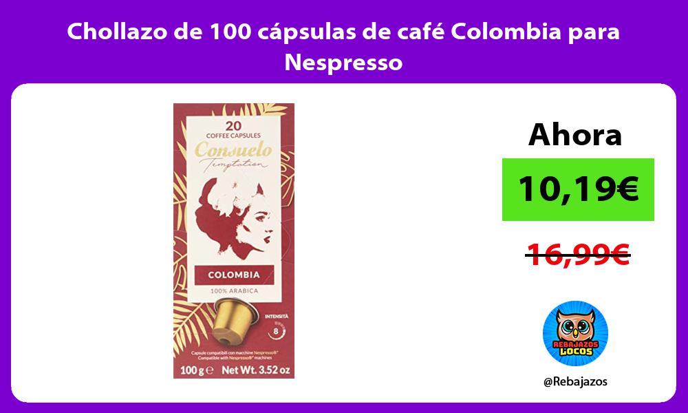 Chollazo de 100 capsulas de cafe Colombia para Nespresso