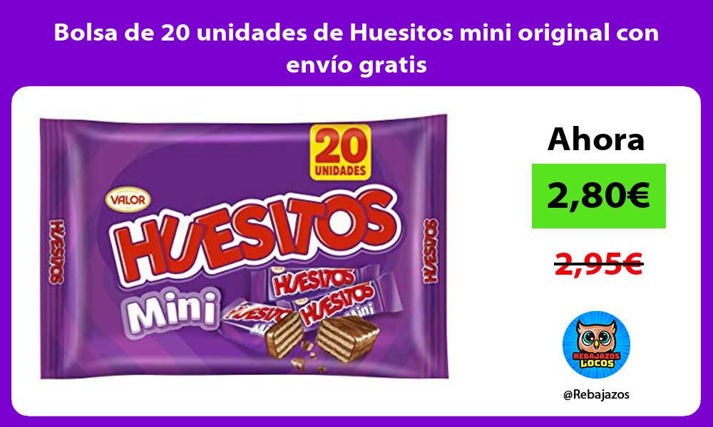 Bolsa de 20 unidades de Huesitos mini original con envio gratis