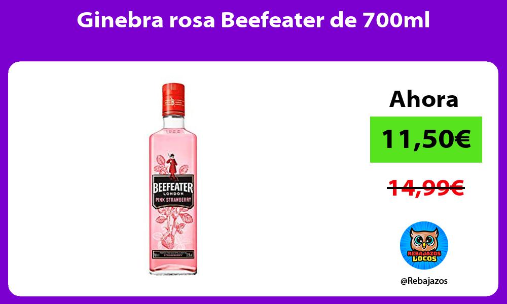 Ginebra rosa Beefeater de 700ml