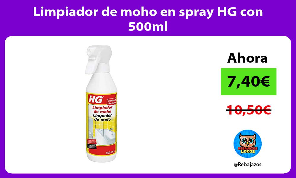 Limpiador de moho en spray HG con 500ml