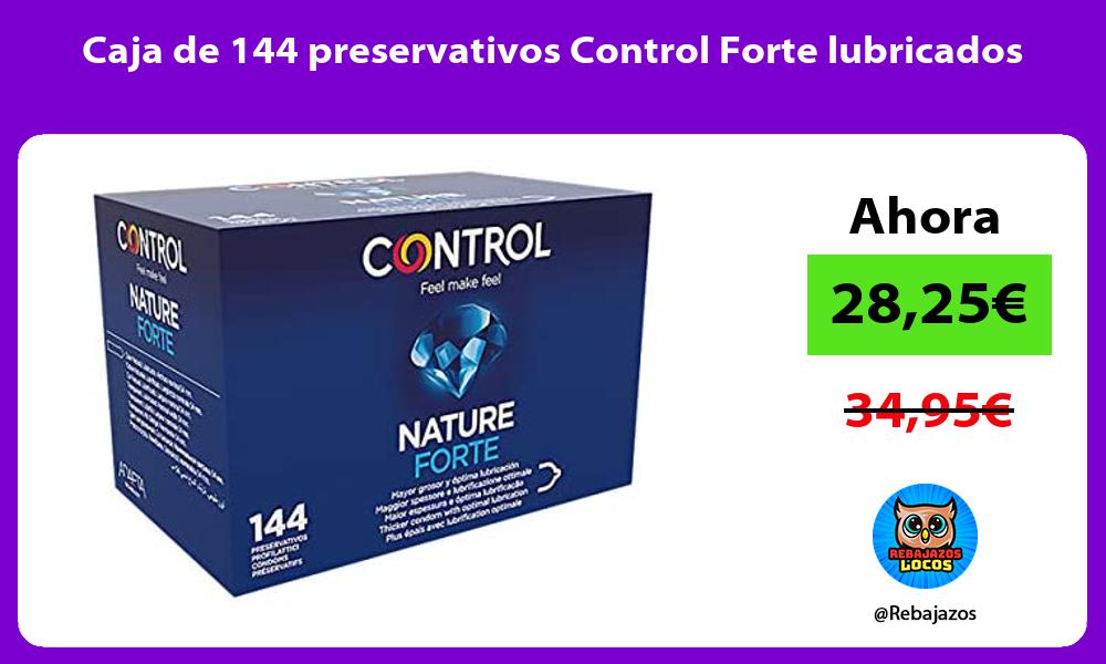Caja de 144 preservativos Control Forte lubricados