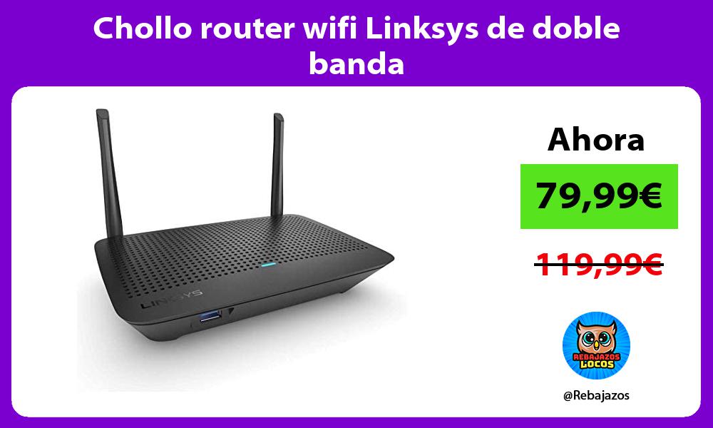Chollo router wifi Linksys de doble banda
