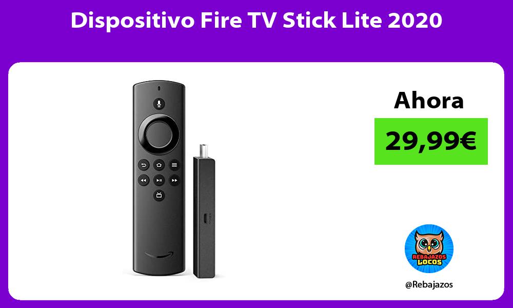 Dispositivo Fire TV Stick Lite 2020