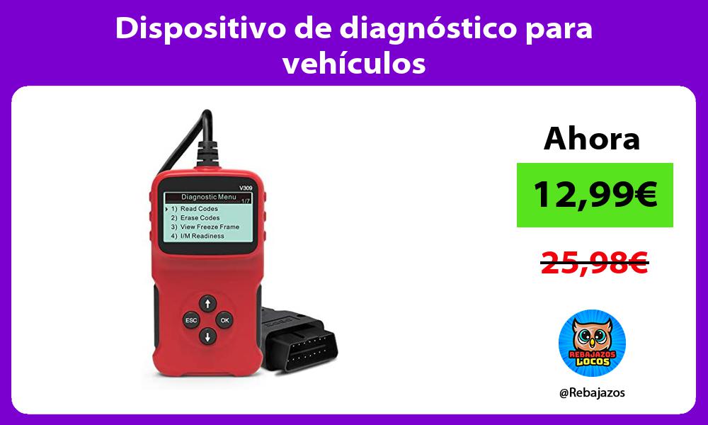 Dispositivo de diagnostico para vehiculos