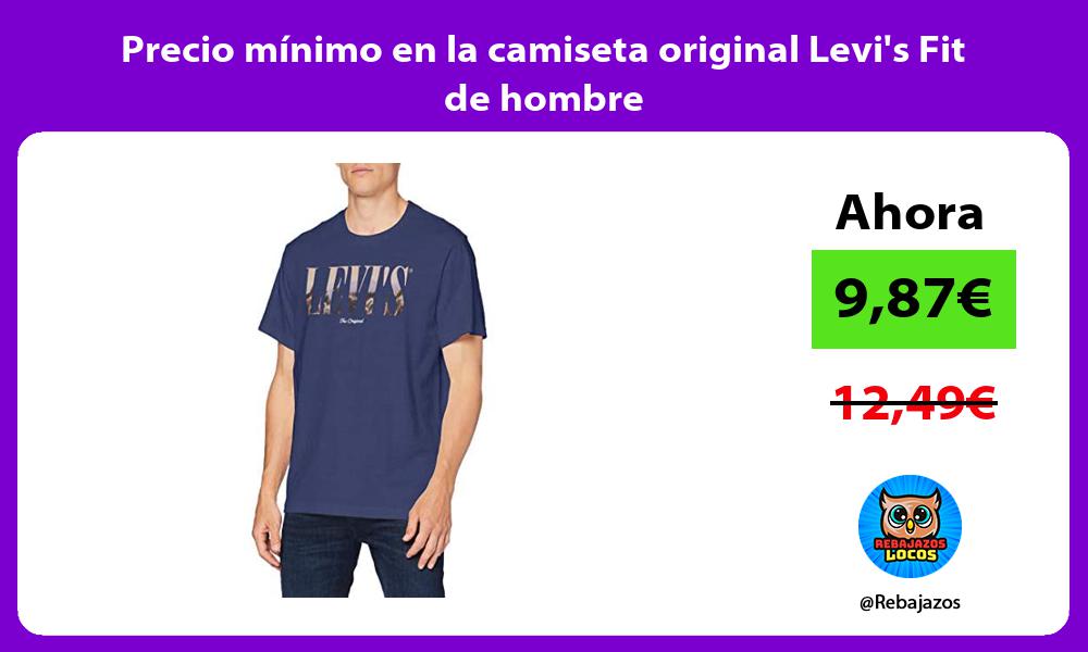Precio minimo en la camiseta original Levis Fit de hombre