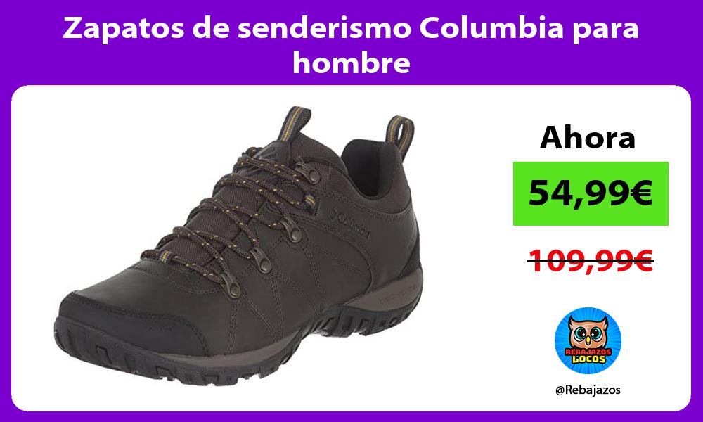 Zapatos de senderismo Columbia para hombre