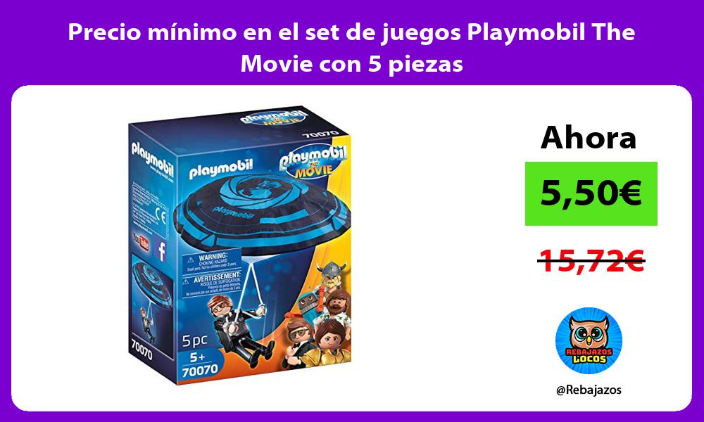 Precio minimo en el set de juegos Playmobil The Movie con 5 piezas