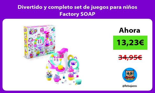 Divertido y completo set de juegos para niños Factory SOAP