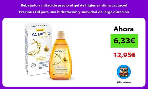 Rebajado a mitad de precio el gel de higiene íntima Lactacyd Precious Oil para una hidratación y suavidad de larga duración