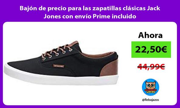 Bajón de precio para las zapatillas clásicas Jack Jones con envío Prime incluido