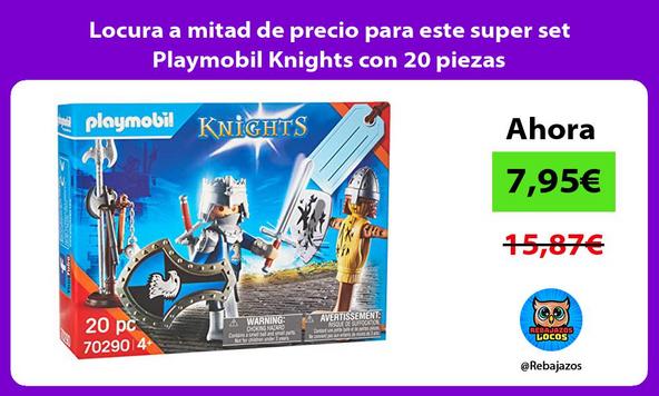 Locura a mitad de precio para este super set Playmobil Knights con 20 piezas