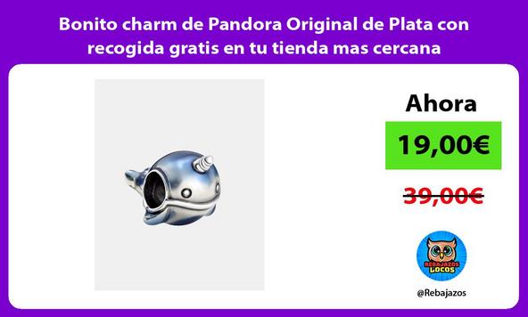 Bonito charm de Pandora Original de Plata con recogida gratis en tu tienda mas cercana