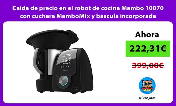Caída de precio en el robot de cocina Mambo 10070 con cuchara MamboMix y báscula incorporada