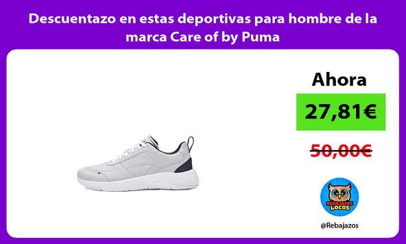 Descuentazo en estas deportivas para hombre de la marca Care of by Puma