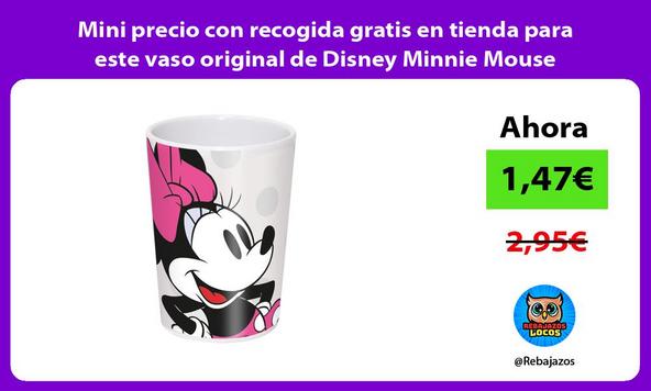 Mini precio con recogida gratis en tienda para este vaso original de Disney Minnie Mouse
