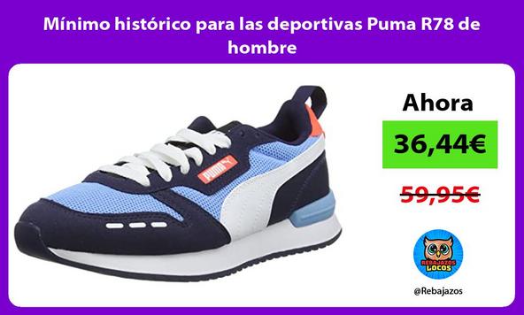Mínimo histórico para las deportivas Puma R78 de hombre