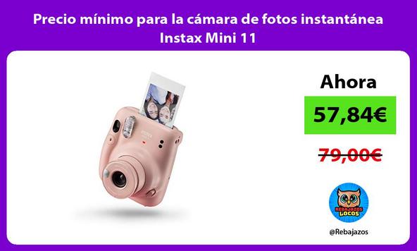 Precio mínimo para la cámara de fotos instantánea Instax Mini 11