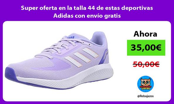 Super oferta en la talla 44 de estas deportivas Adidas con envío gratis