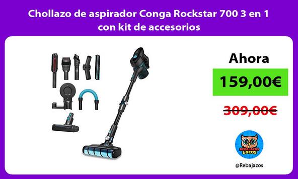 Chollazo de aspirador Conga Rockstar 700 3 en 1 con kit de accesorios