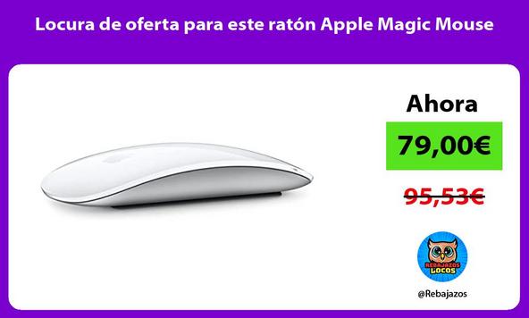 Locura de oferta para este ratón Apple Magic Mouse