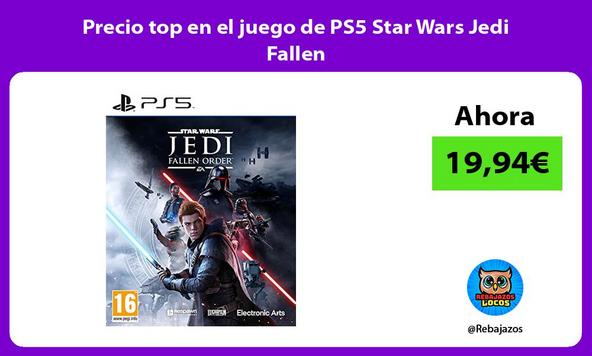Precio top en el juego de PS5 Star Wars Jedi Fallen