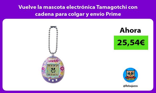Vuelve la mascota electrónica Tamagotchi con cadena para colgar y envío Prime